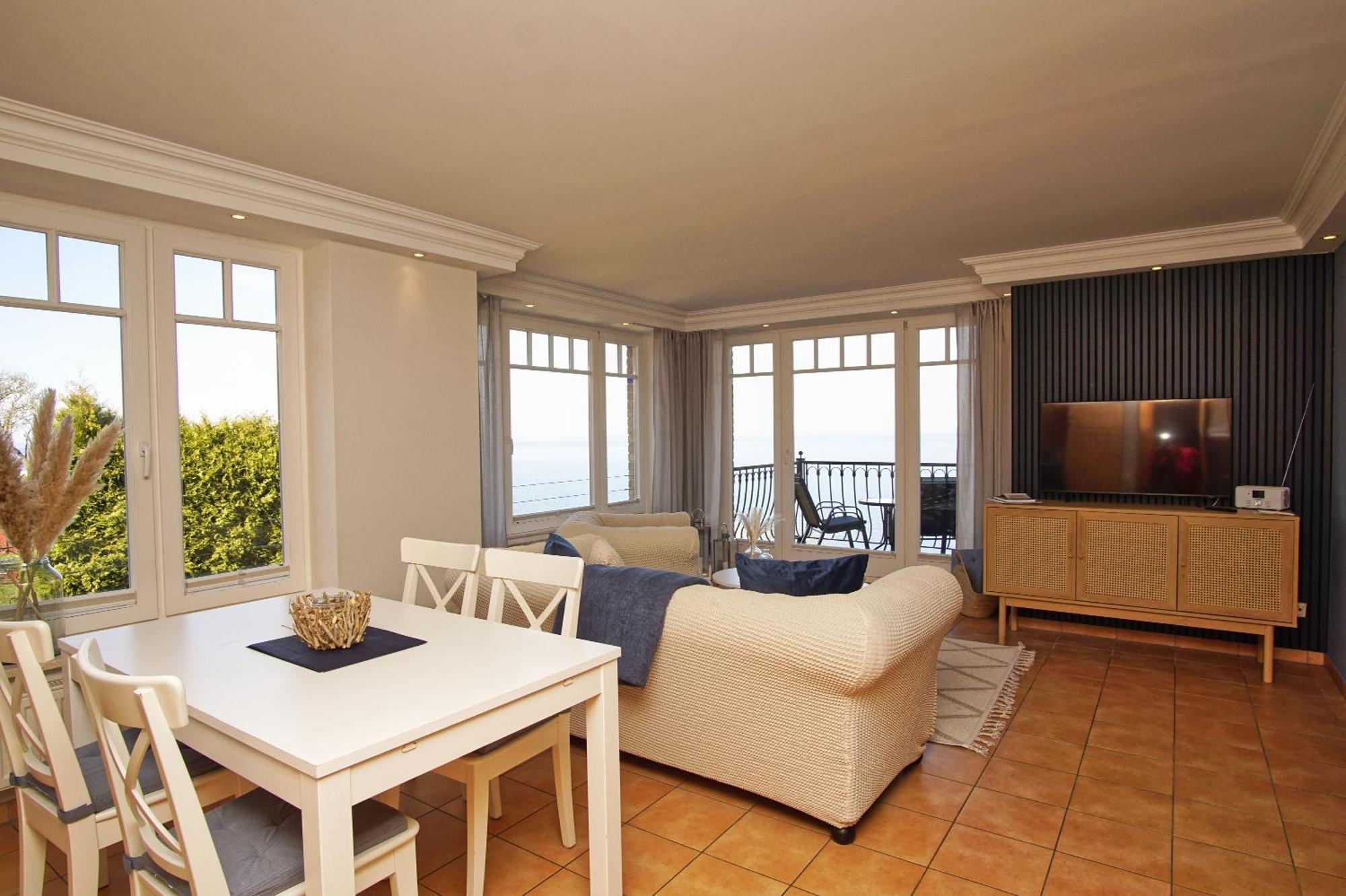 Ferienwohnung Mit Traumhaftem Meerblick - Haus Am Meer Fewo 01 Lohme Exteriör bild