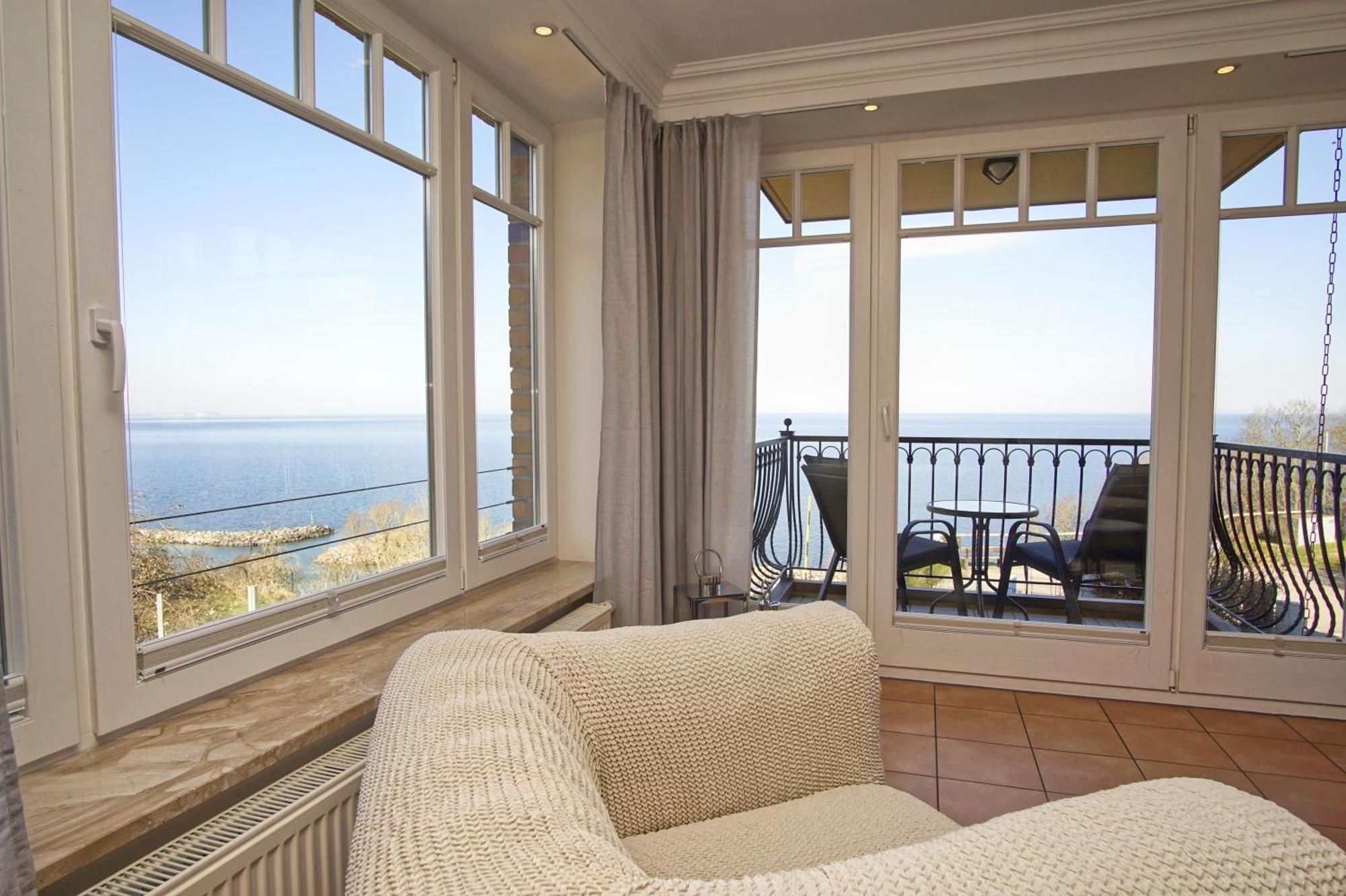 Ferienwohnung Mit Traumhaftem Meerblick - Haus Am Meer Fewo 01 Lohme Exteriör bild
